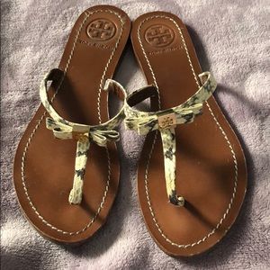 Snake Tory Burch Sandals
